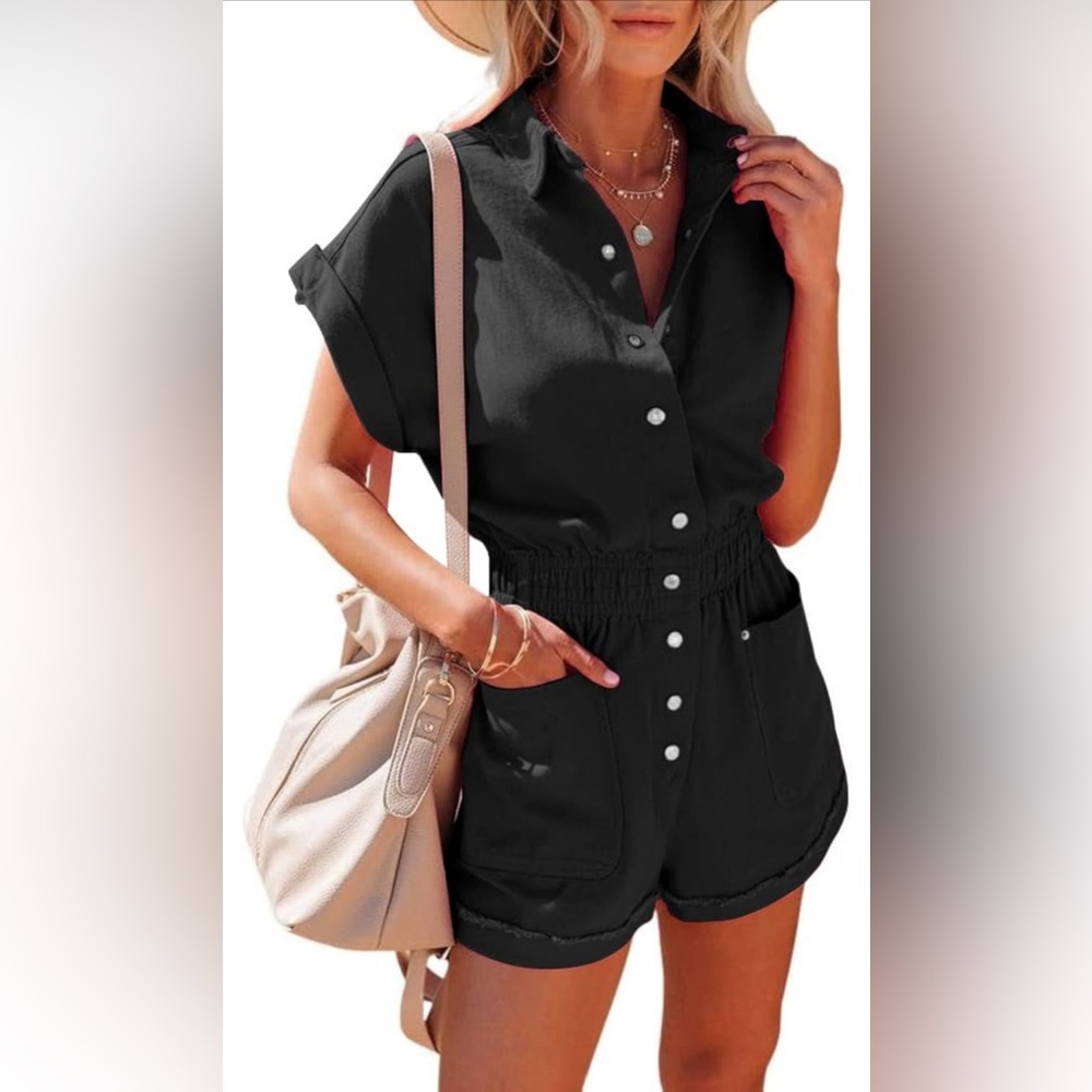 NWT CUTE Button Up Jumper Shorts